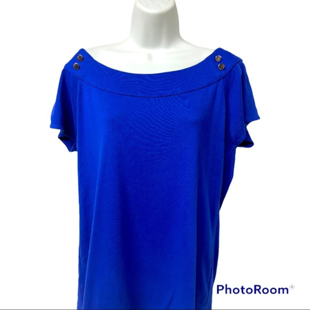 Rafaela woman knit top stretch Sz 1XL 100% Cotton